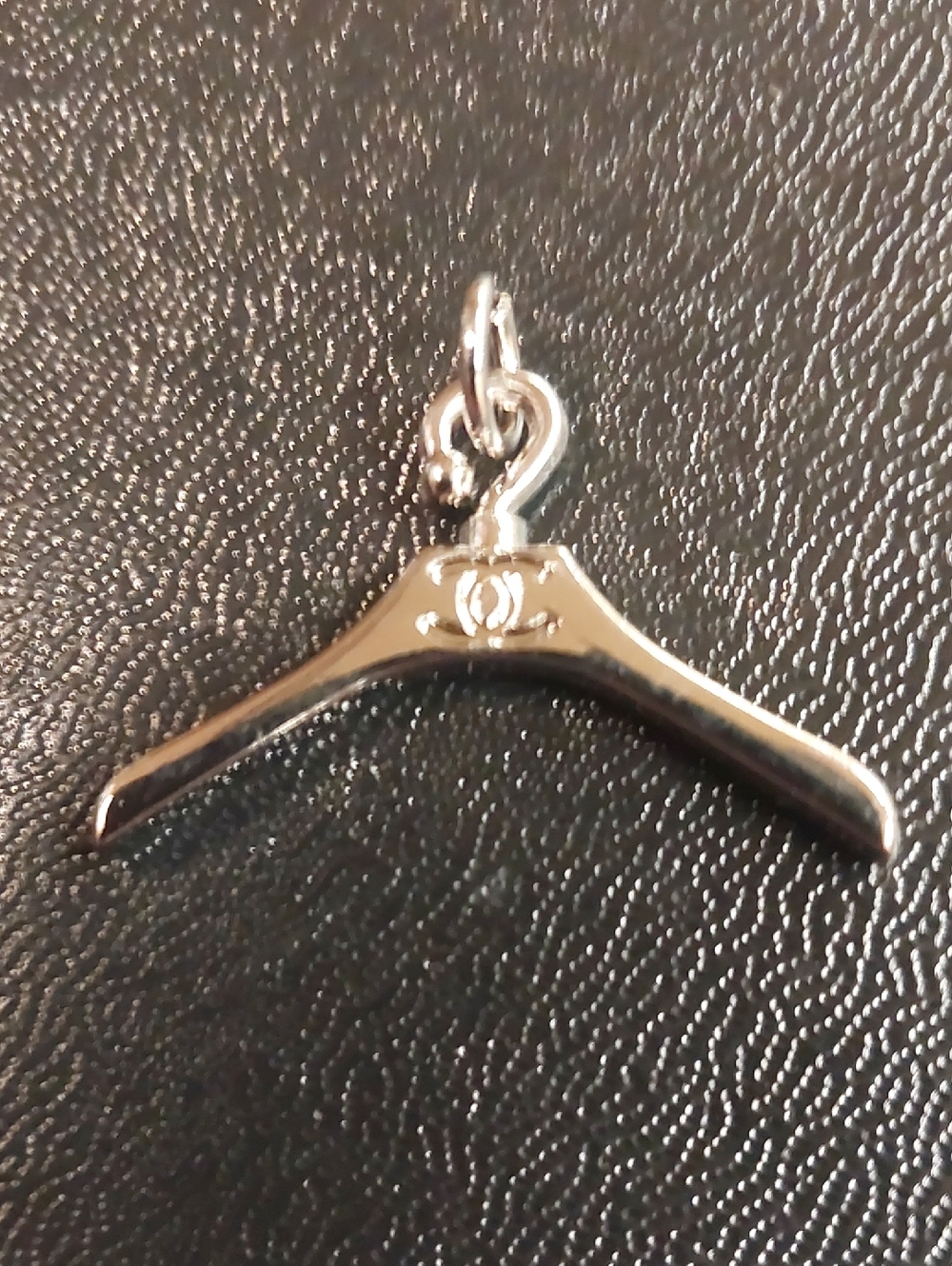 CC Silver Hanger Charm Pendant